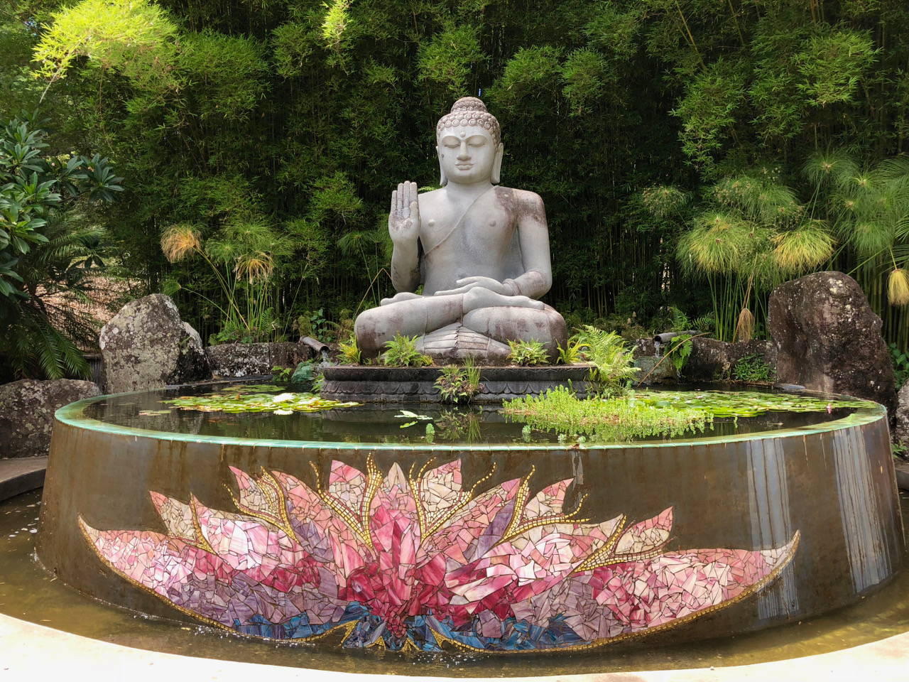 Buddha statue at Crystal Castle_Vivienne Pearson